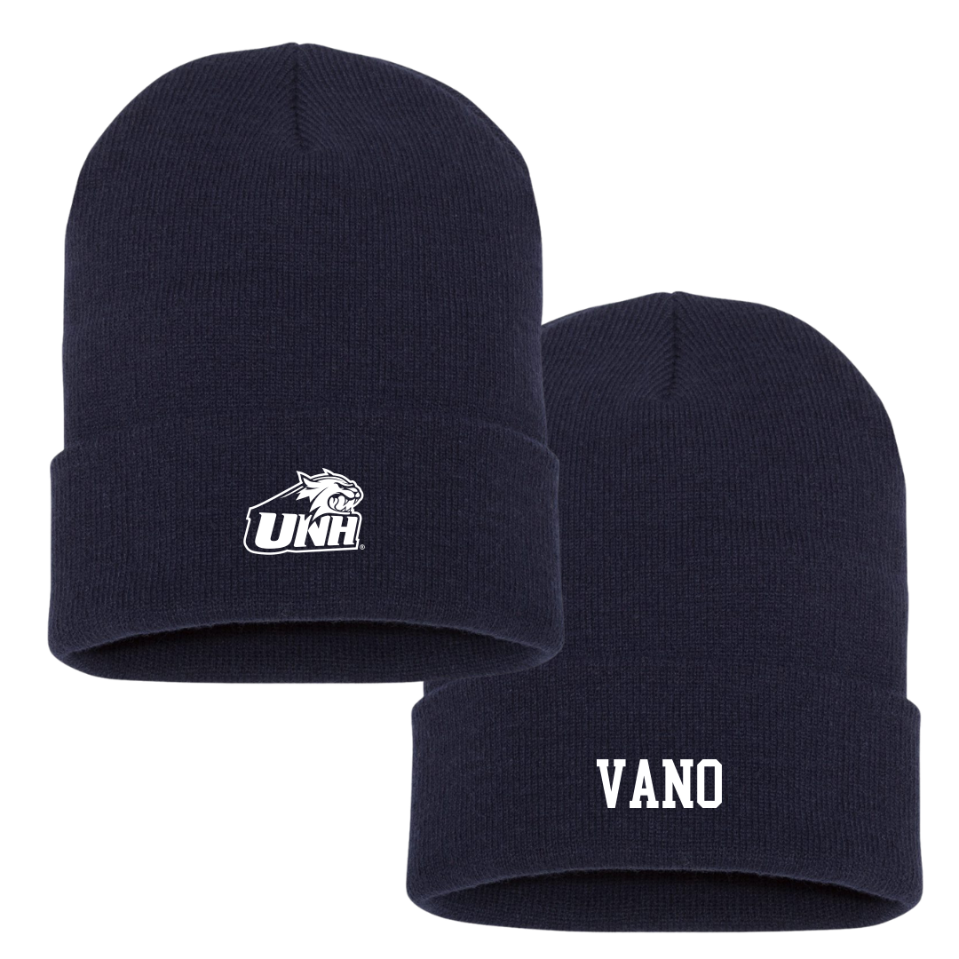University of New Hampshire Soccer (W) Navy Beanie - #8 Julianna Vano