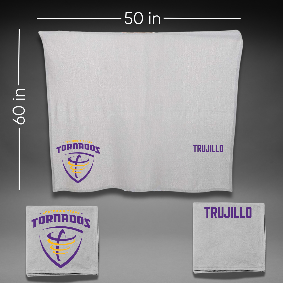Concordia University (Texas) Golf (W) Gray Blanket - Remi Trujillo