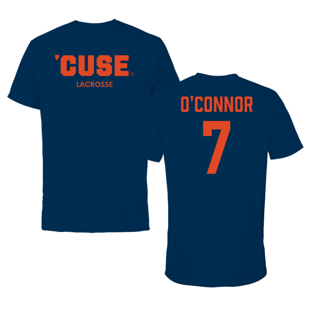 Syracuse University Lacrosse (W) Navy Tee - #7 Julia O'Connor