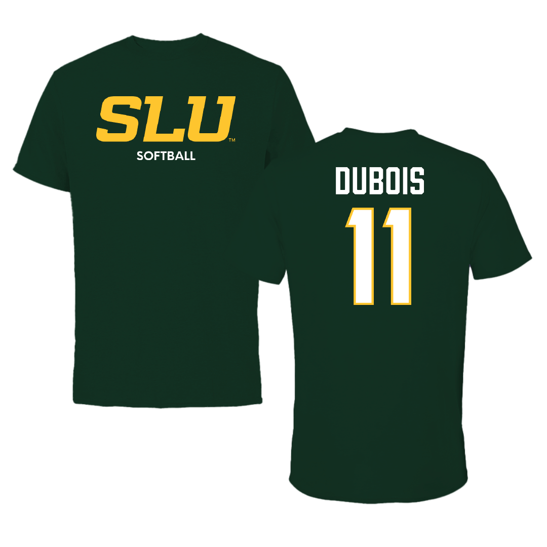 Southeastern Louisiana University Softball Forest Green Tee - #11 Ellie DuBois