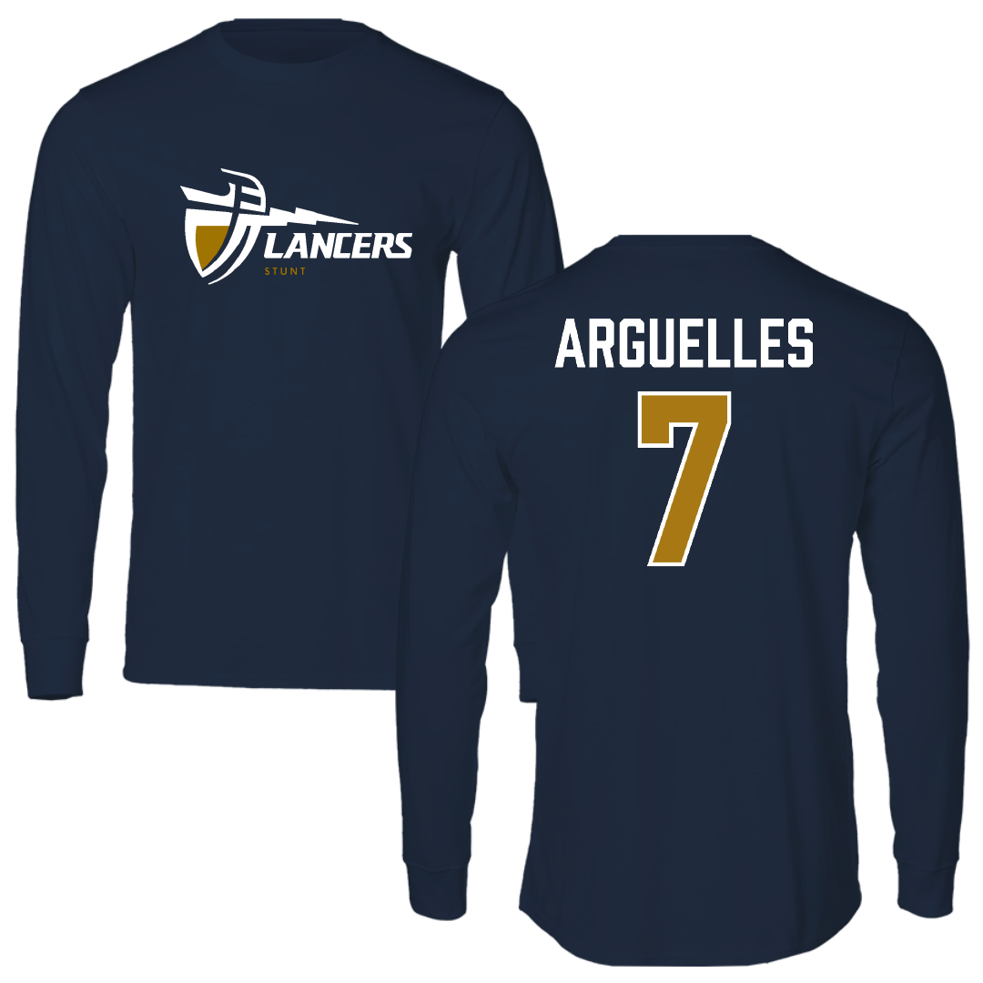 California Baptist University Stunt Navy Performance Long Sleeve - #7 Bianca Arguelles