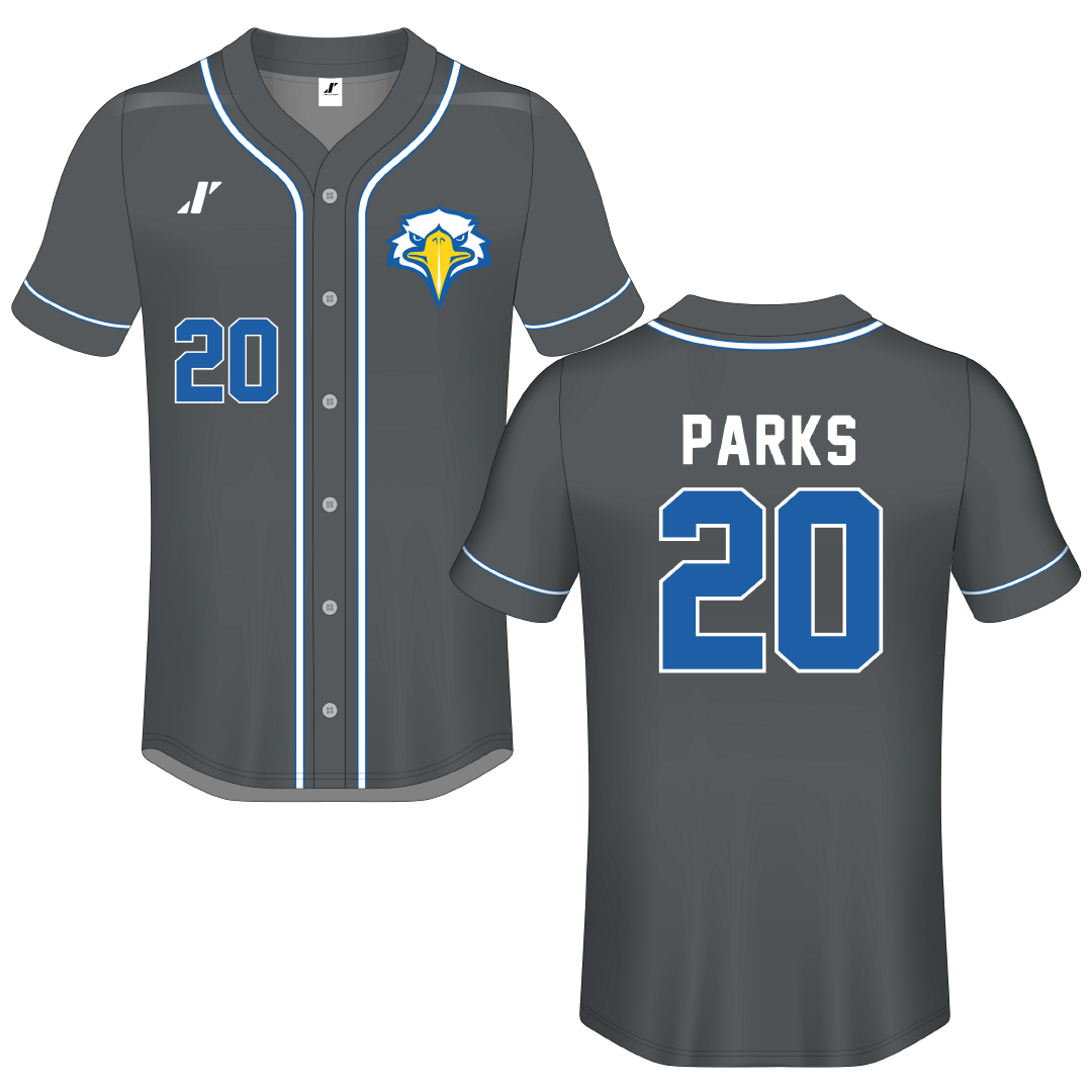 Morehead State University Gray Button-Down Jersey - #20 Alivia Parks