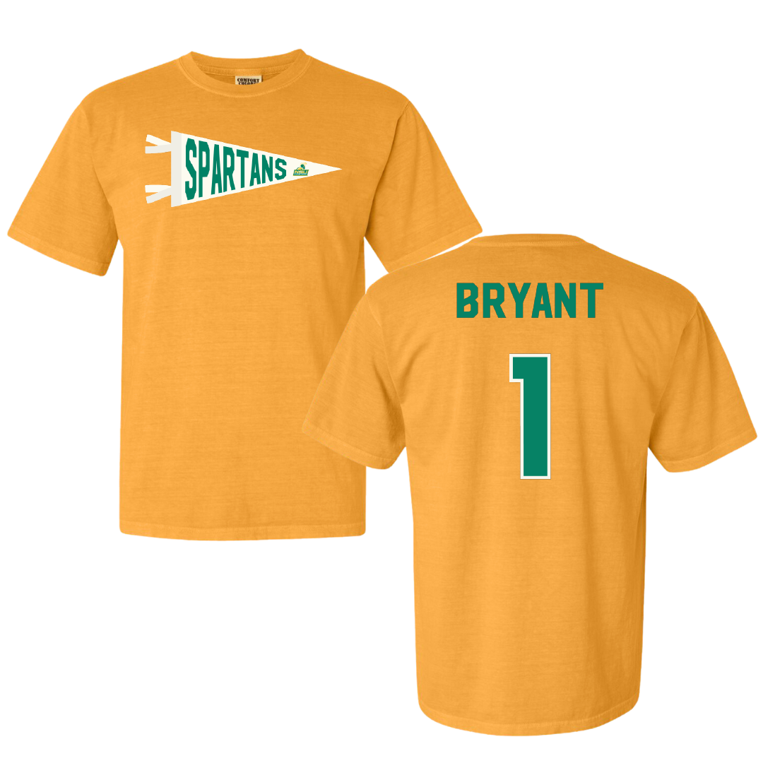 Norfolk State University Softball Gold Pennant Comfort Colors Tee - #1 Kailey Bryant