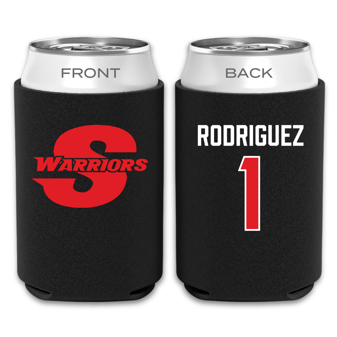 Stanislaus State Softball Black Can Cooler - #1 Katrina Rodriguez