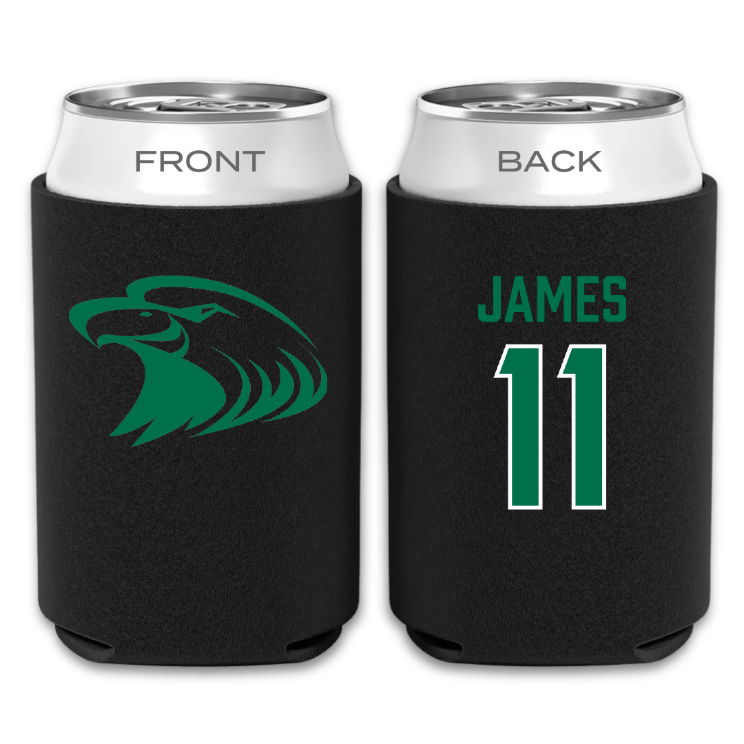 Central Methodist University Basketball Black Can Cooler - #11 Kevin James