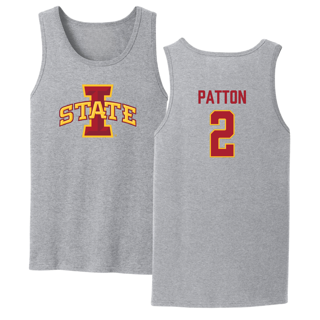 Iowa State University Football Sport Gray Tank Top - #2 Jamison Patton