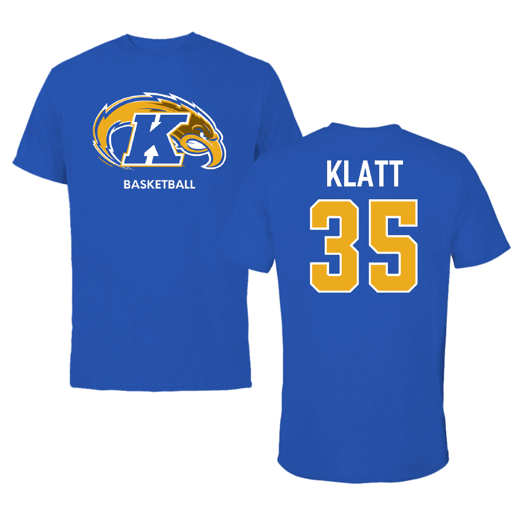 Kent State University Basketball (W) Blue Tee - #35 Emory Klatt