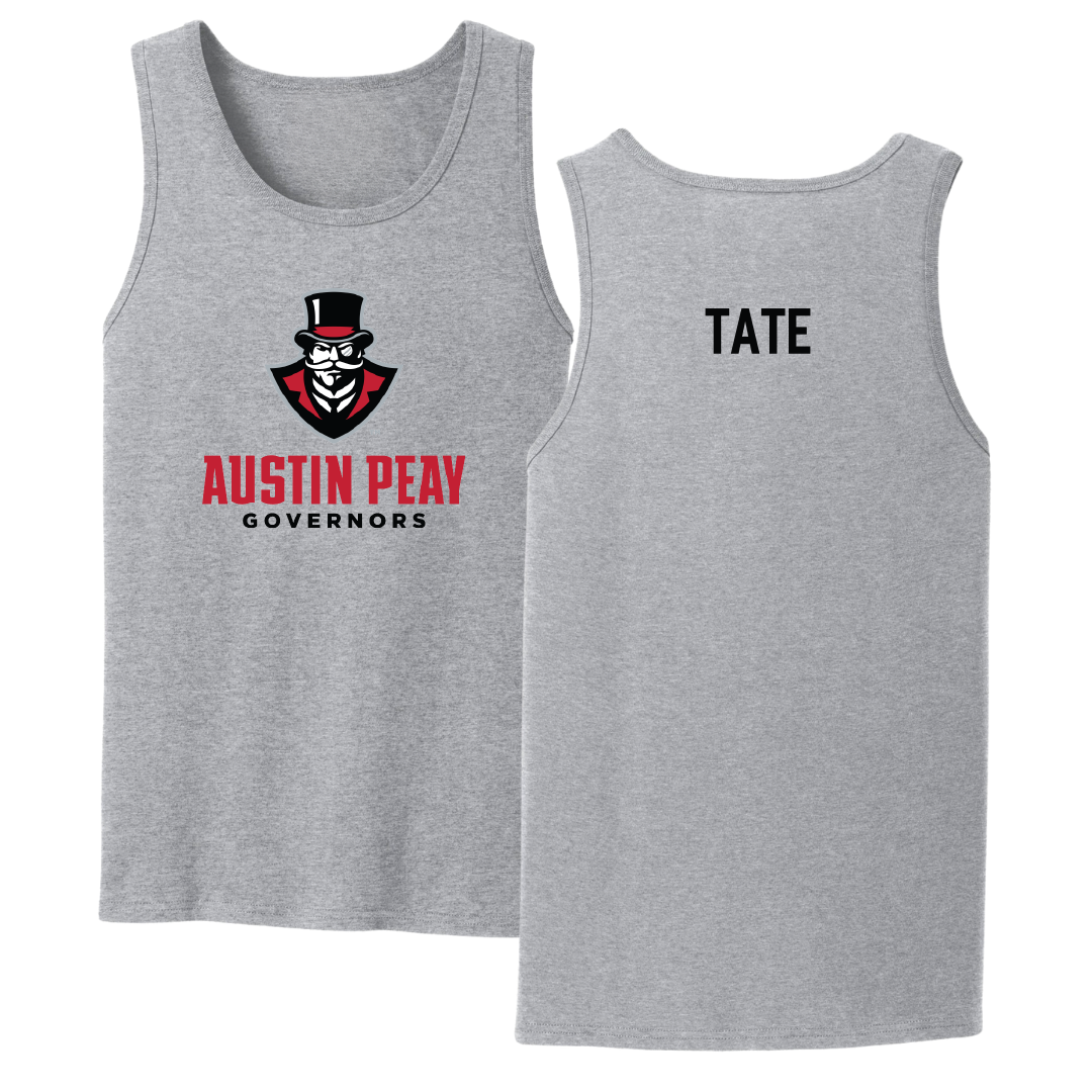 Austin Peay State University Dance Sport Gray Tank Top - Maggie Tate