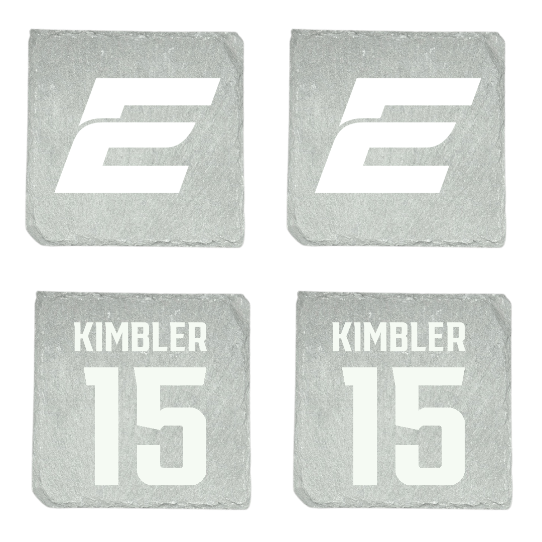 Eastern Connecticut State University Baseball Stone Coaster (4 Pack)  - #15 Teige Kimbler