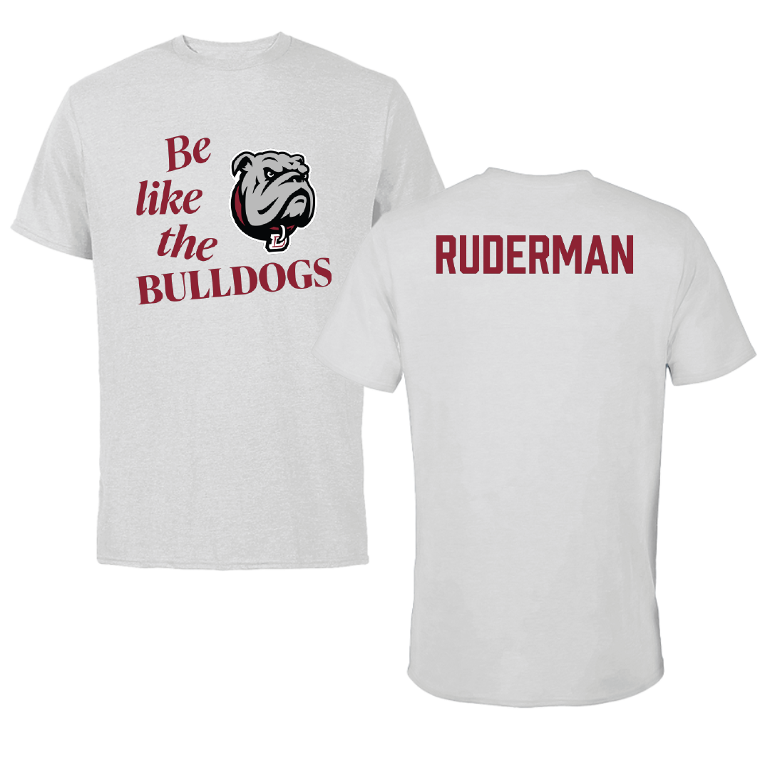 Dean College TF and XC Light Gray Be Like Us Tee - Jacob Ruderman