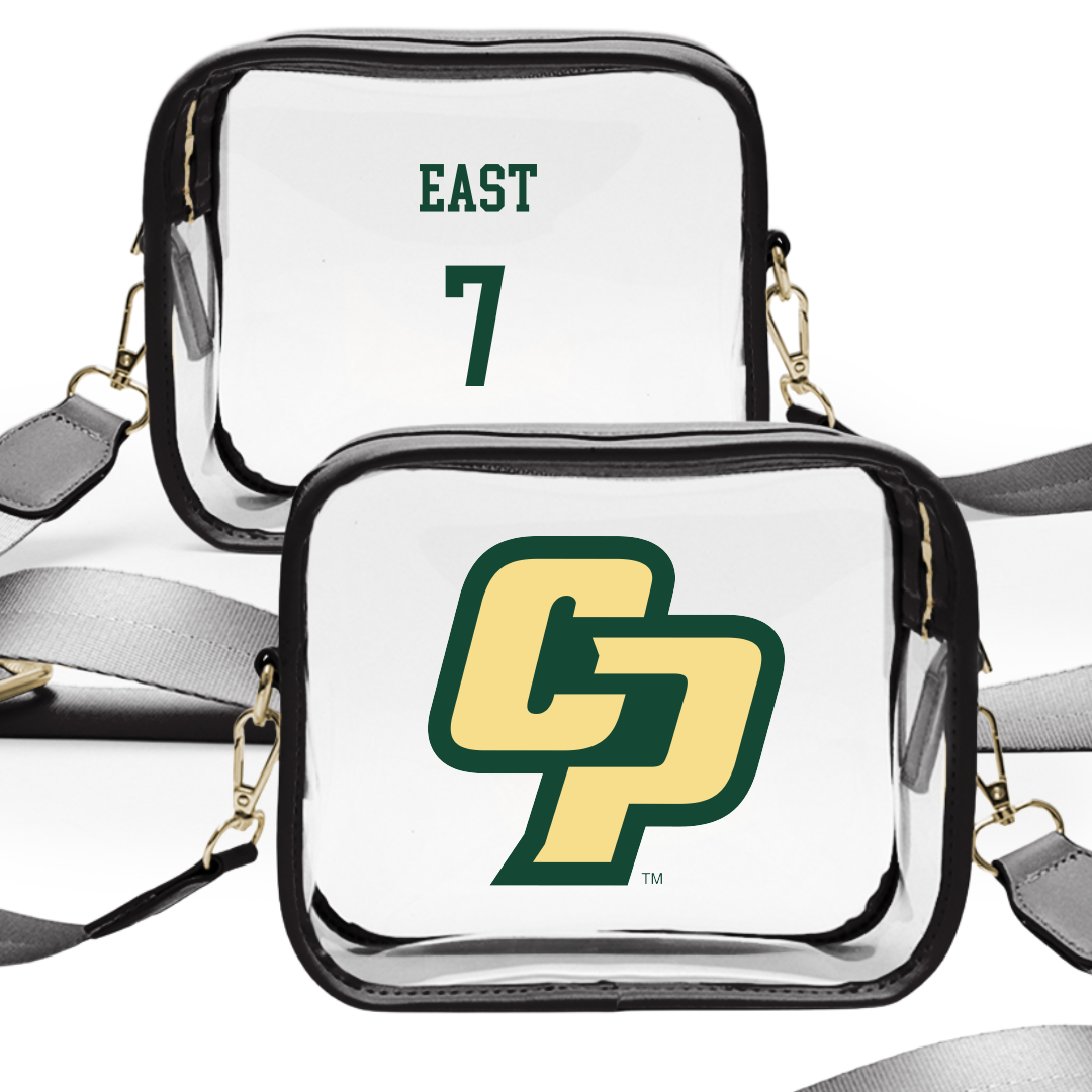 Cal Poly Football Black Clear Stadium Bag - #7 Jake East