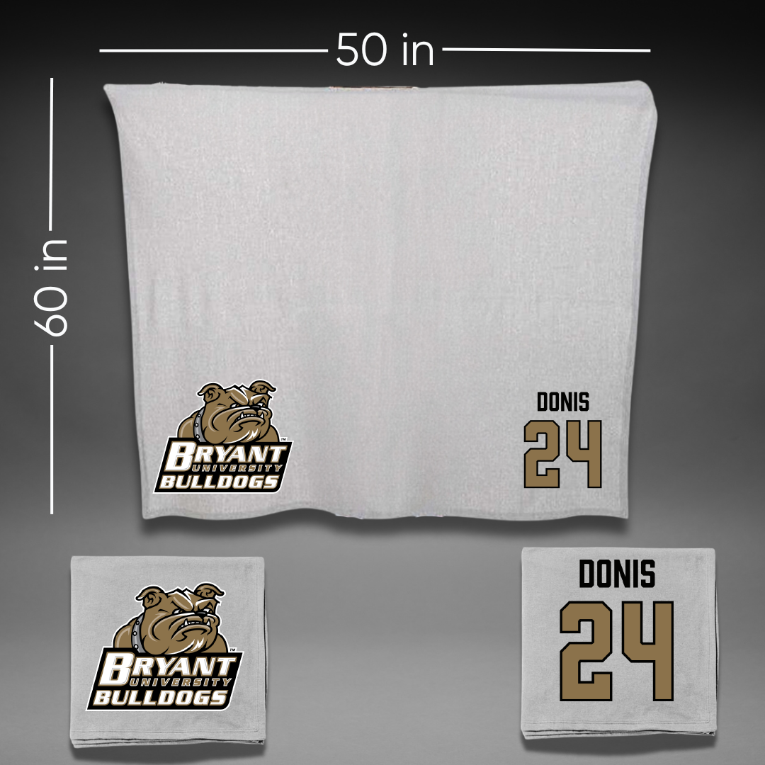 Bryant University Lacrosse (W) Gray Blanket - #24 Sierra Donis