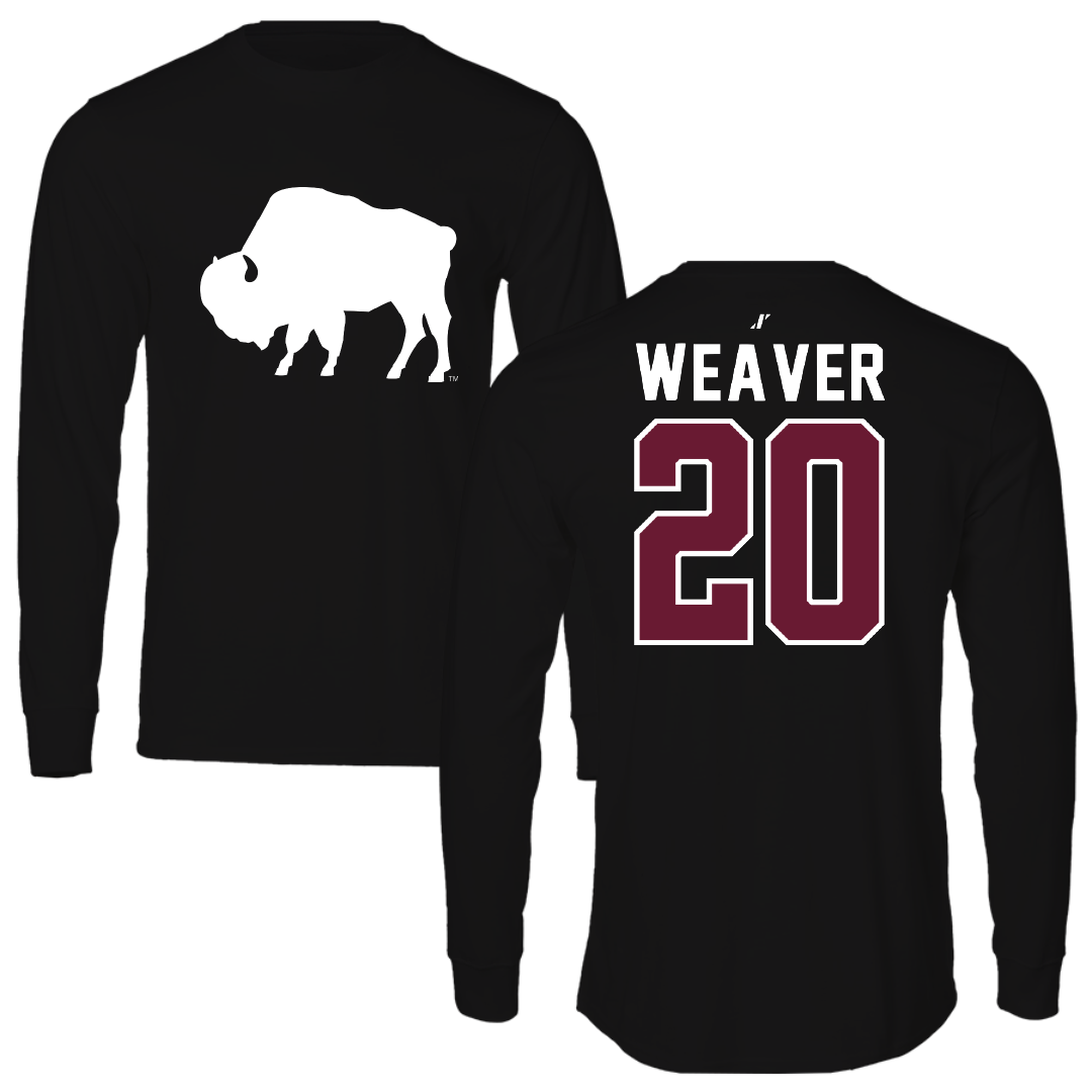 West Texas A&M University Baseball Black Performance Long Sleeve - #20 Chase Weaver