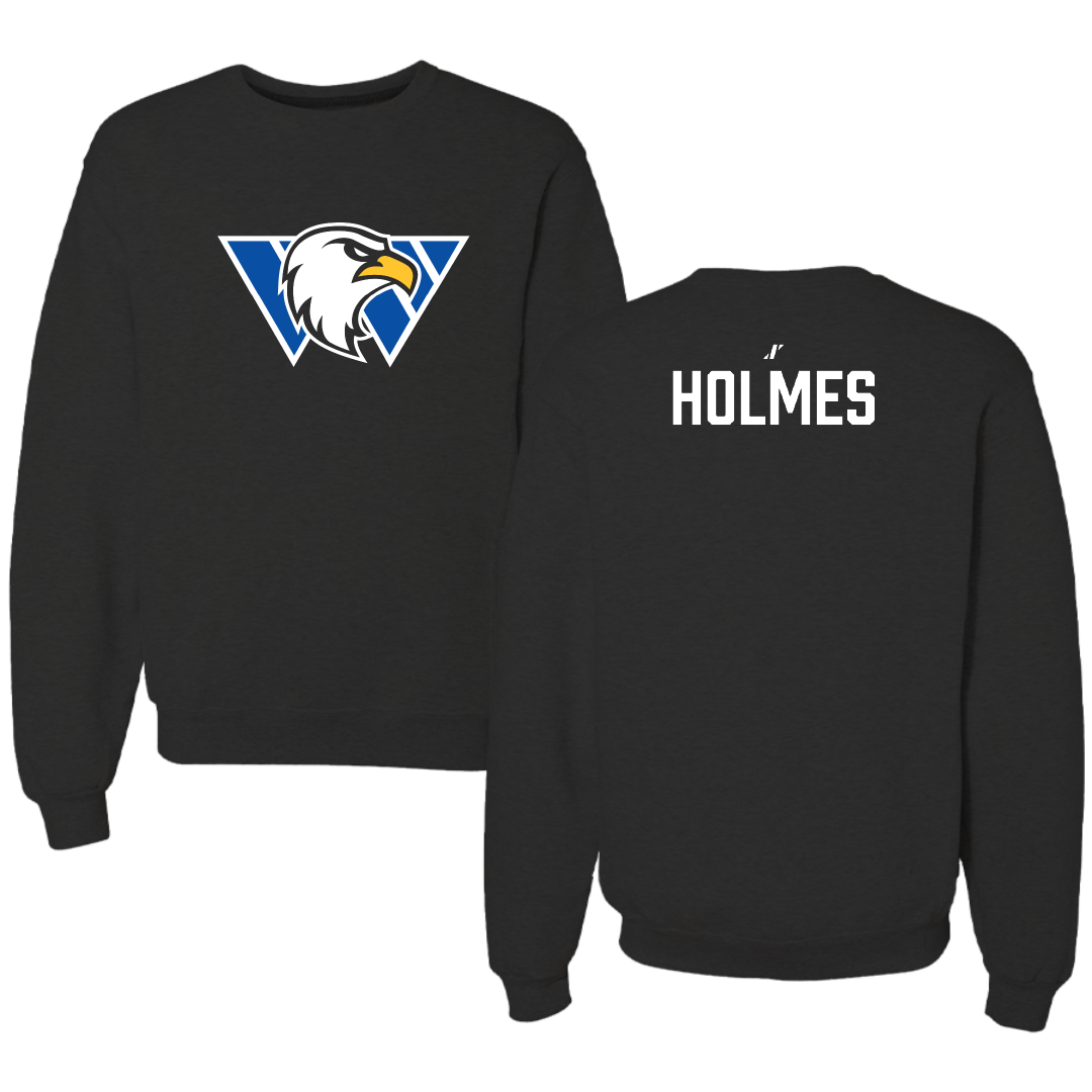 Williams Baptist University Wrestling (M) Black Crewneck - Landon Holmes