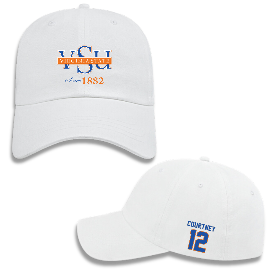 Virginia State University Lacrosse (W) White Hat - #12 Naima Courtney