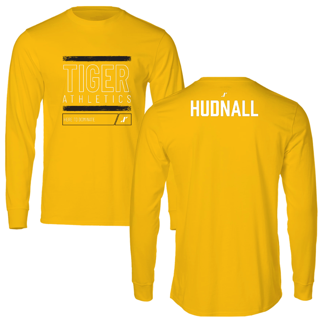 Grambling State University TF and XC Gold Dominate Performance Long Sleeve - Skylar Hudnall