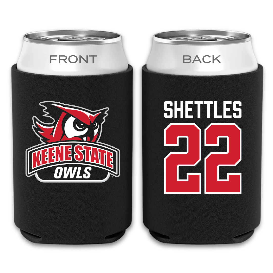 Keene State College Basketball Black Can Cooler - #22 Mitchell Shettles