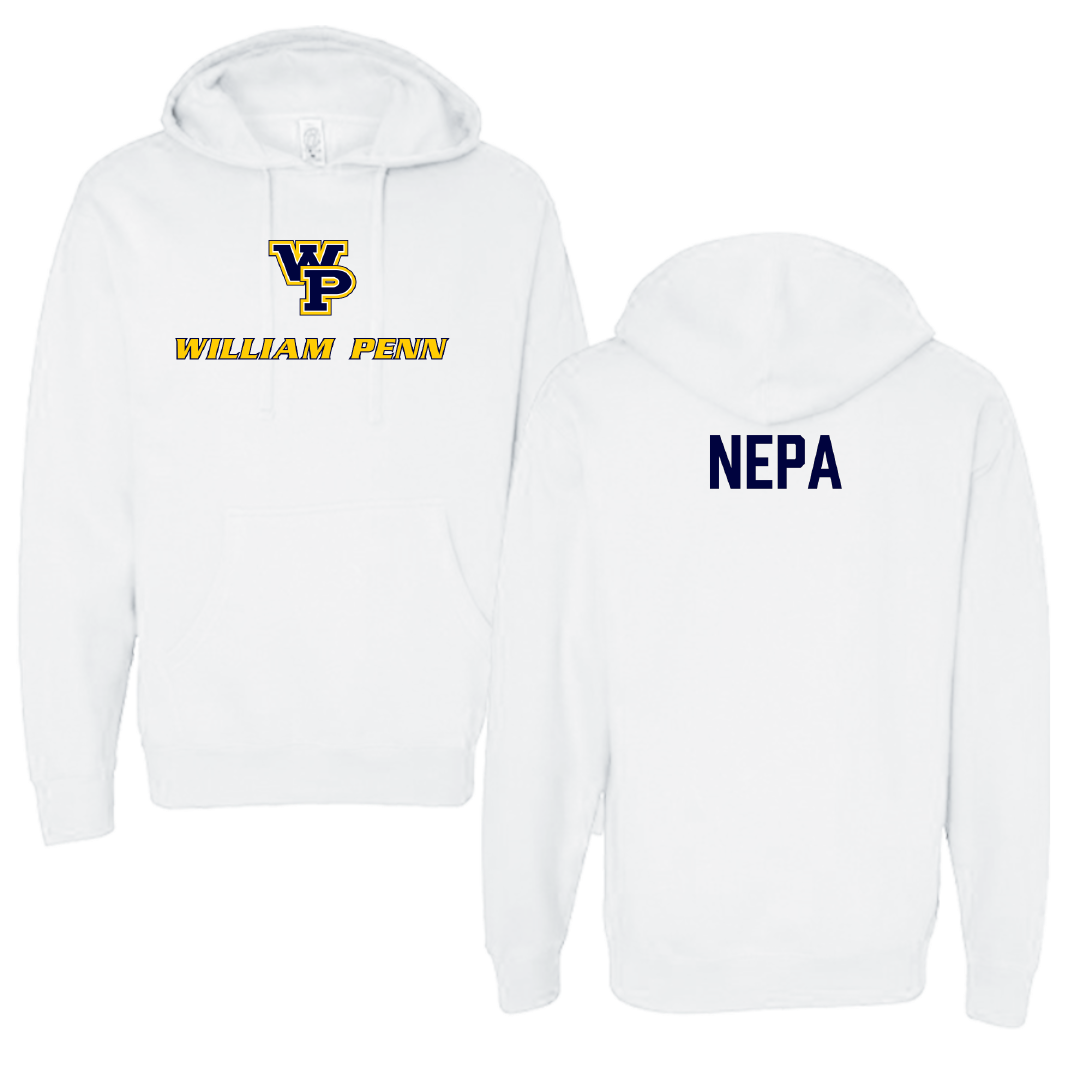 William Penn University TF and XC White Hoodie - Arabella Nepa