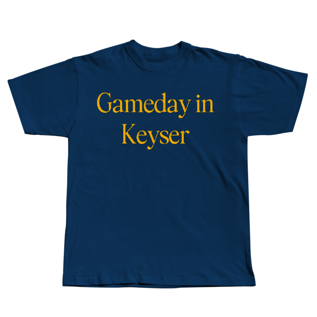 Potomac State College Baseball Navy Gameday Tee - #46 Cole Smith