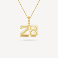 Gold Presidents Pendant and Chain - #28 Cade Keisel