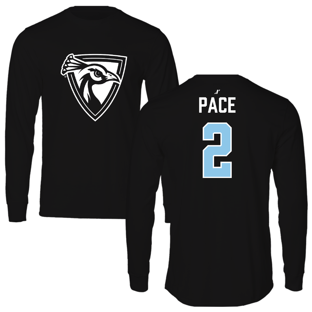 Upper Iowa University Volleyball Black Performance Long Sleeve - #2 Martha Pace