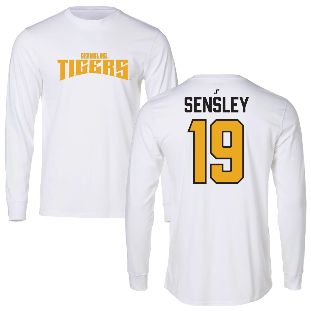 Grambling State University Baseball White Classic Long Sleeve - #19 Spencer Sensley