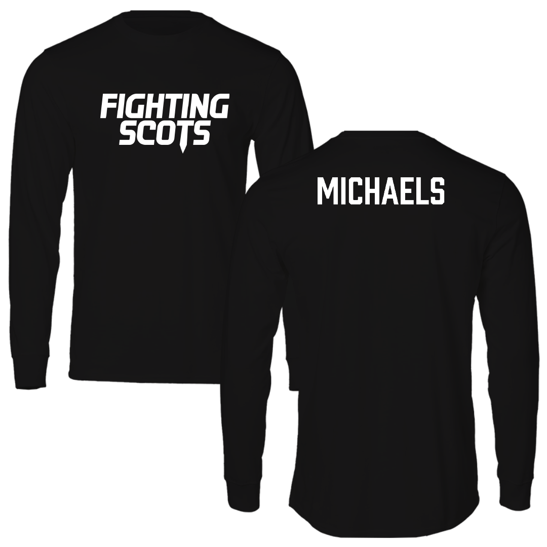 PennWest Edinboro Wrestling Black Long Sleeve - Ryan Michaels