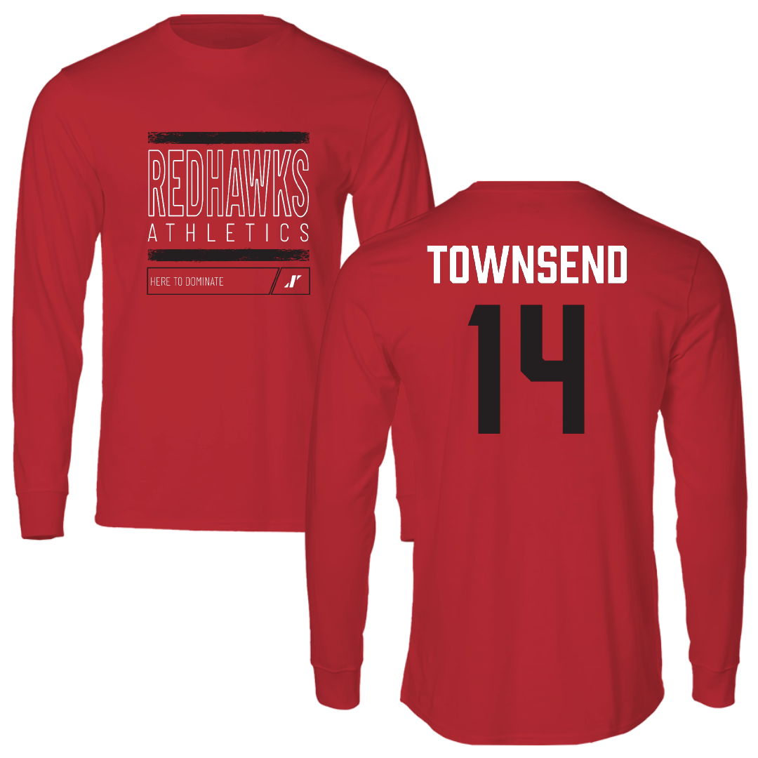 Southeast Missouri State University Football Red Dominate Long Sleeve - #14 Amare Townsend