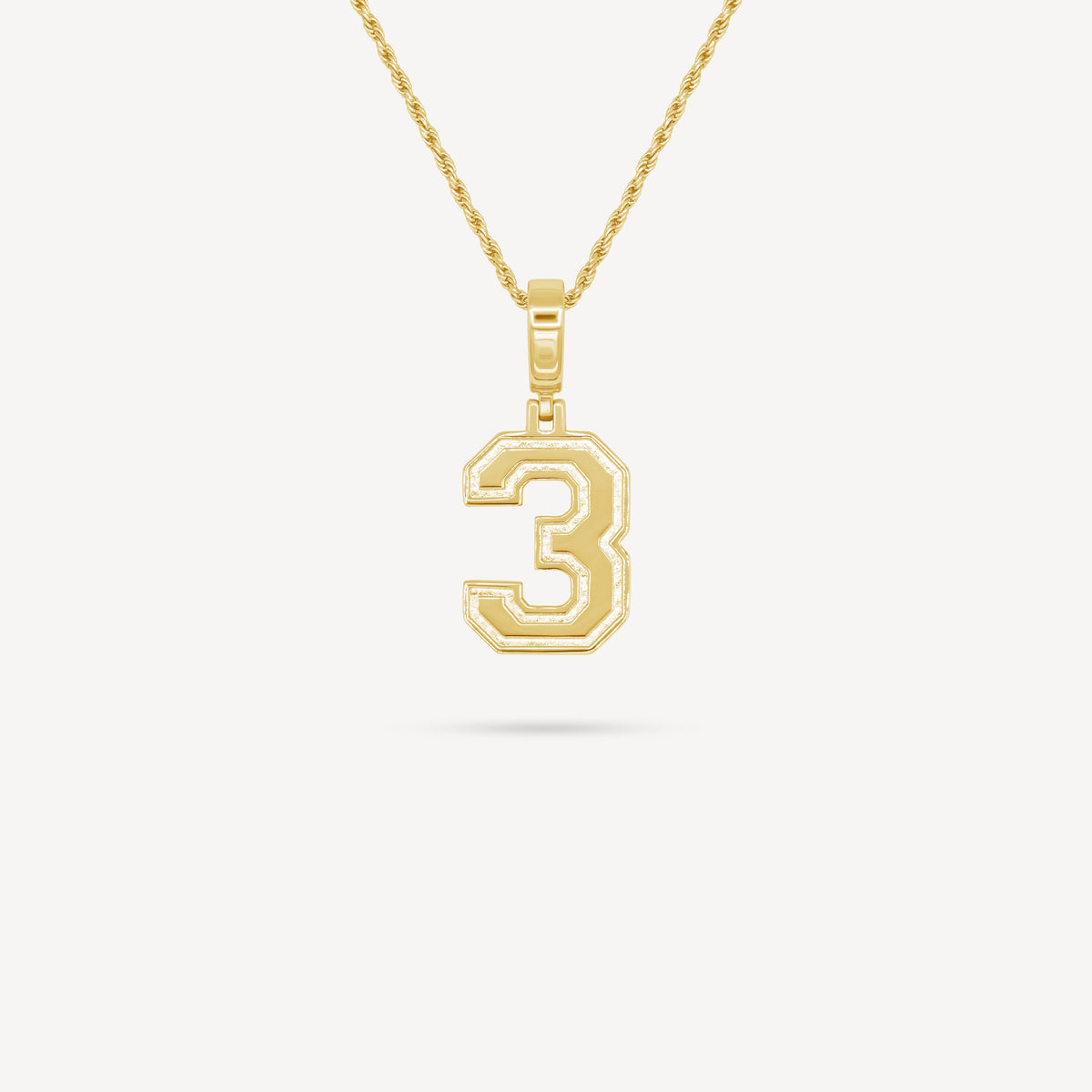 Gold Presidents Pendant and Chain - #3 Iesha Jackson