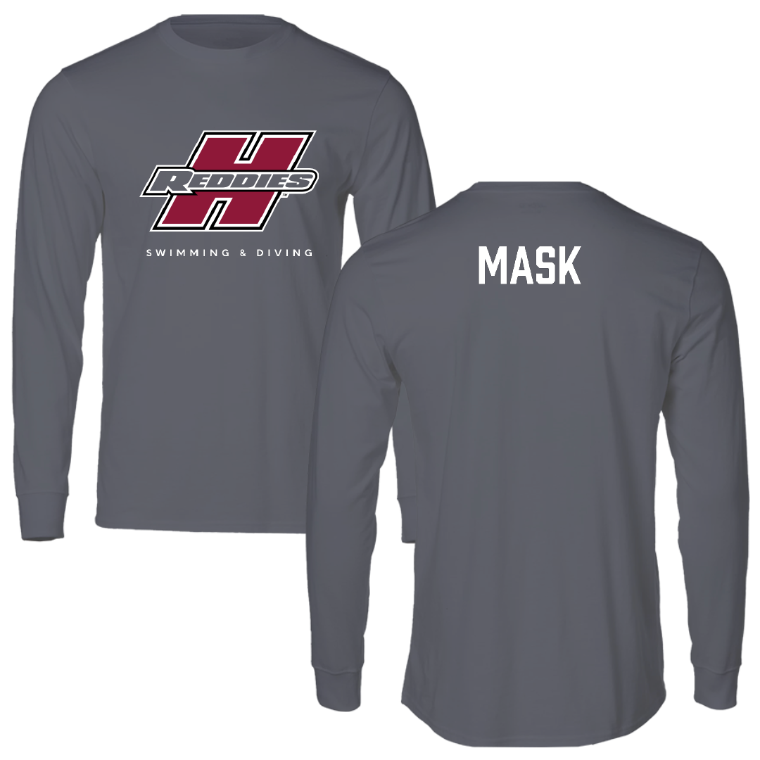 Henderson State University Swimming & Diving Gray Long Sleeve - Camden Mask