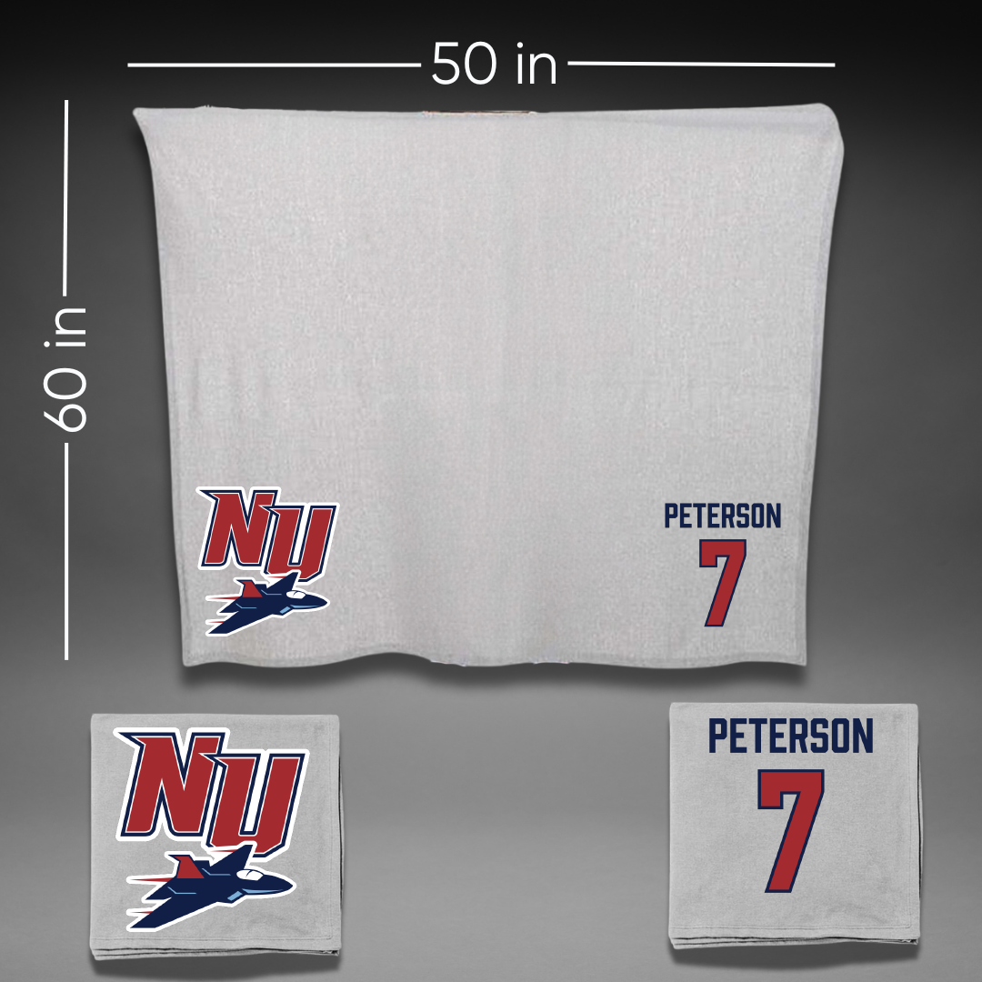 Newman University Softball Gray Blanket - #7 Aspen Peterson