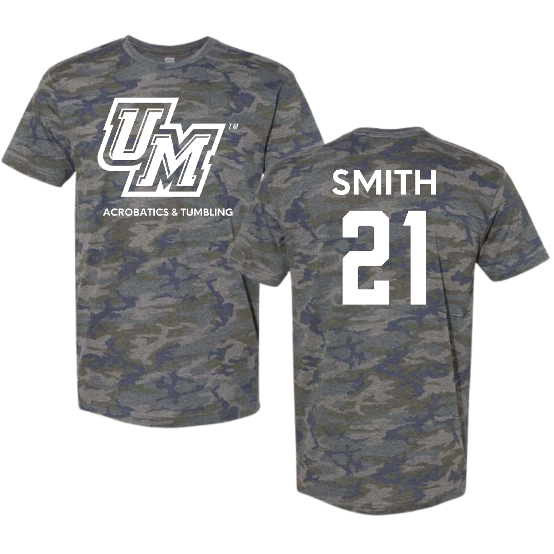 University of Montevallo Acrobatics & Tumbling Vintage Camo Tee - #21 Katlyn Smith