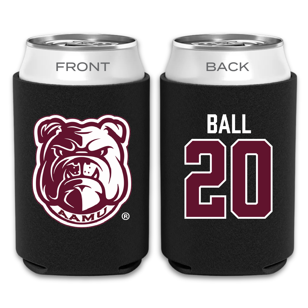 Alabama A&M University Baseball Black Can Cooler - #20 Kameron Ball