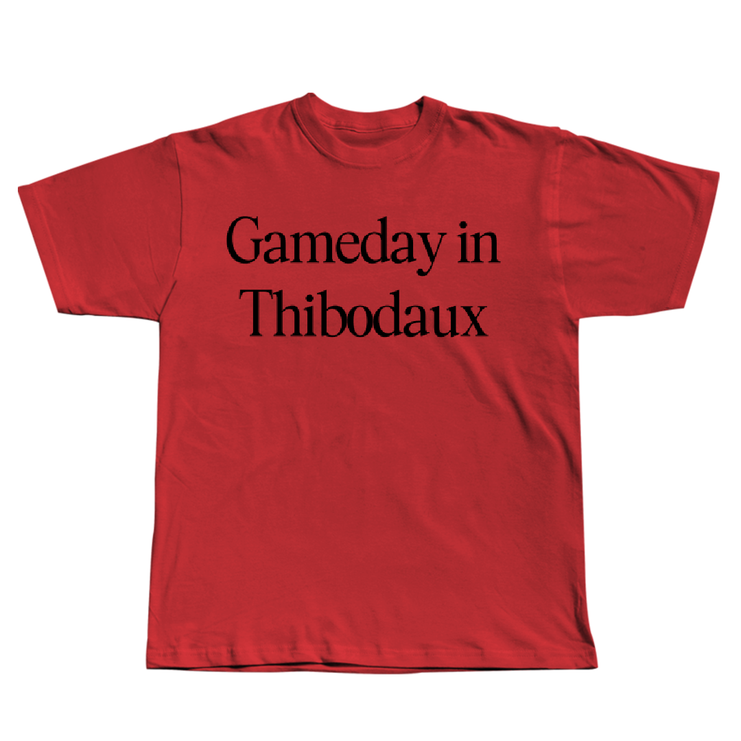 Nicholls State University Volleyball (W) Red Gameday Tee - #10 Tierney Terrell