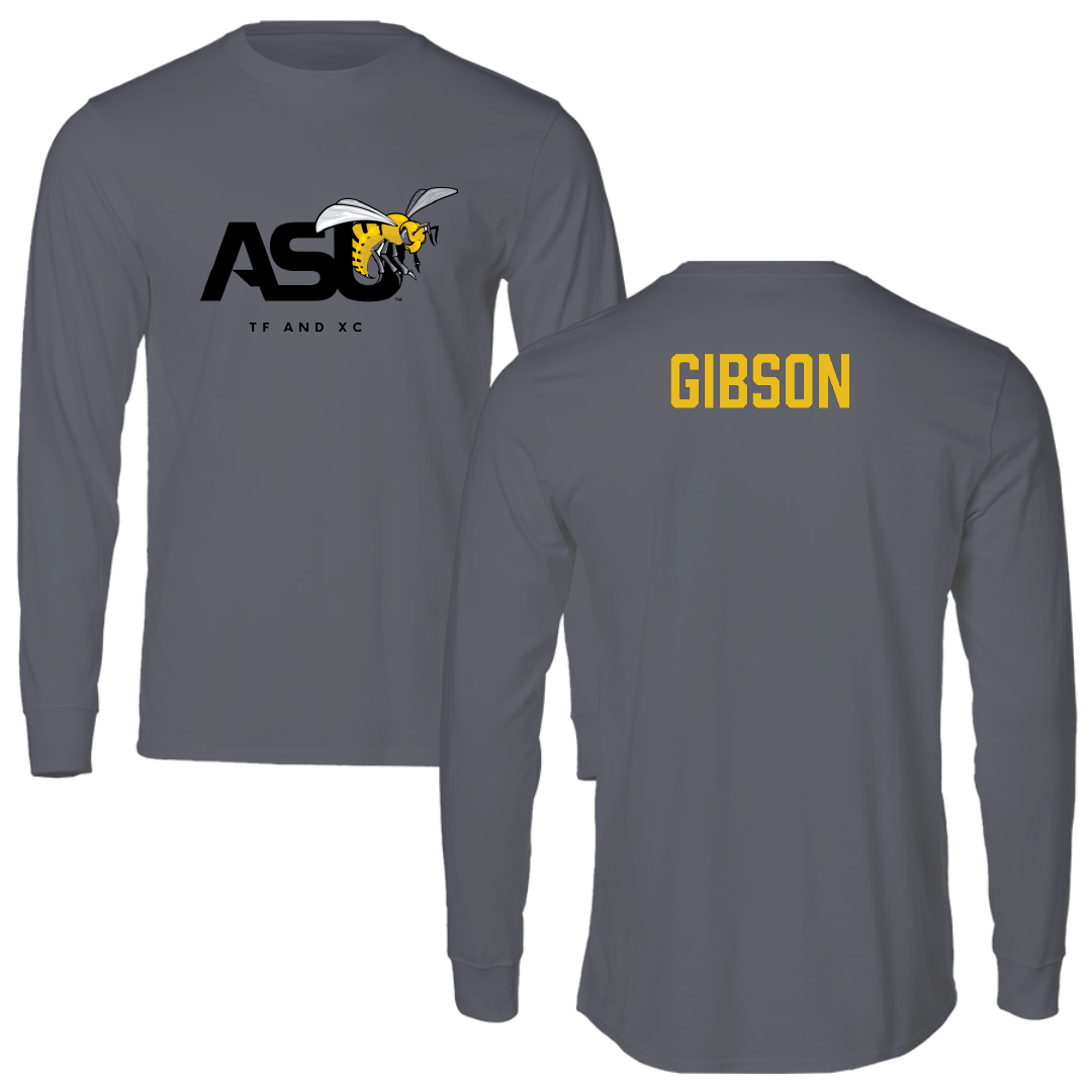 Alabama State University TF and XC Dark Gray Long Sleeve - Daylin Gibson