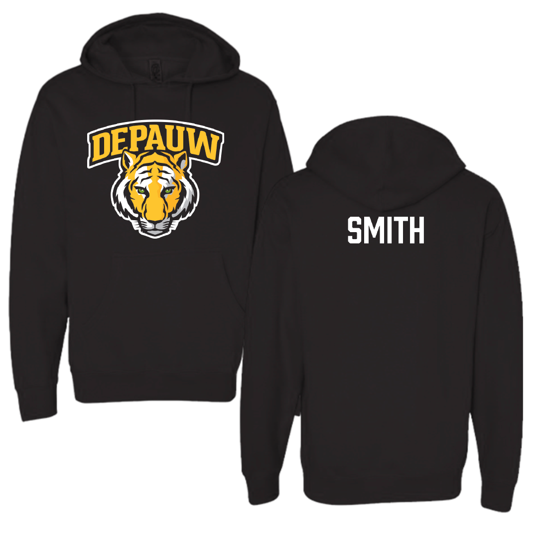 DePauw University Swimming & Diving Black Hoodie - Priscilla Smith