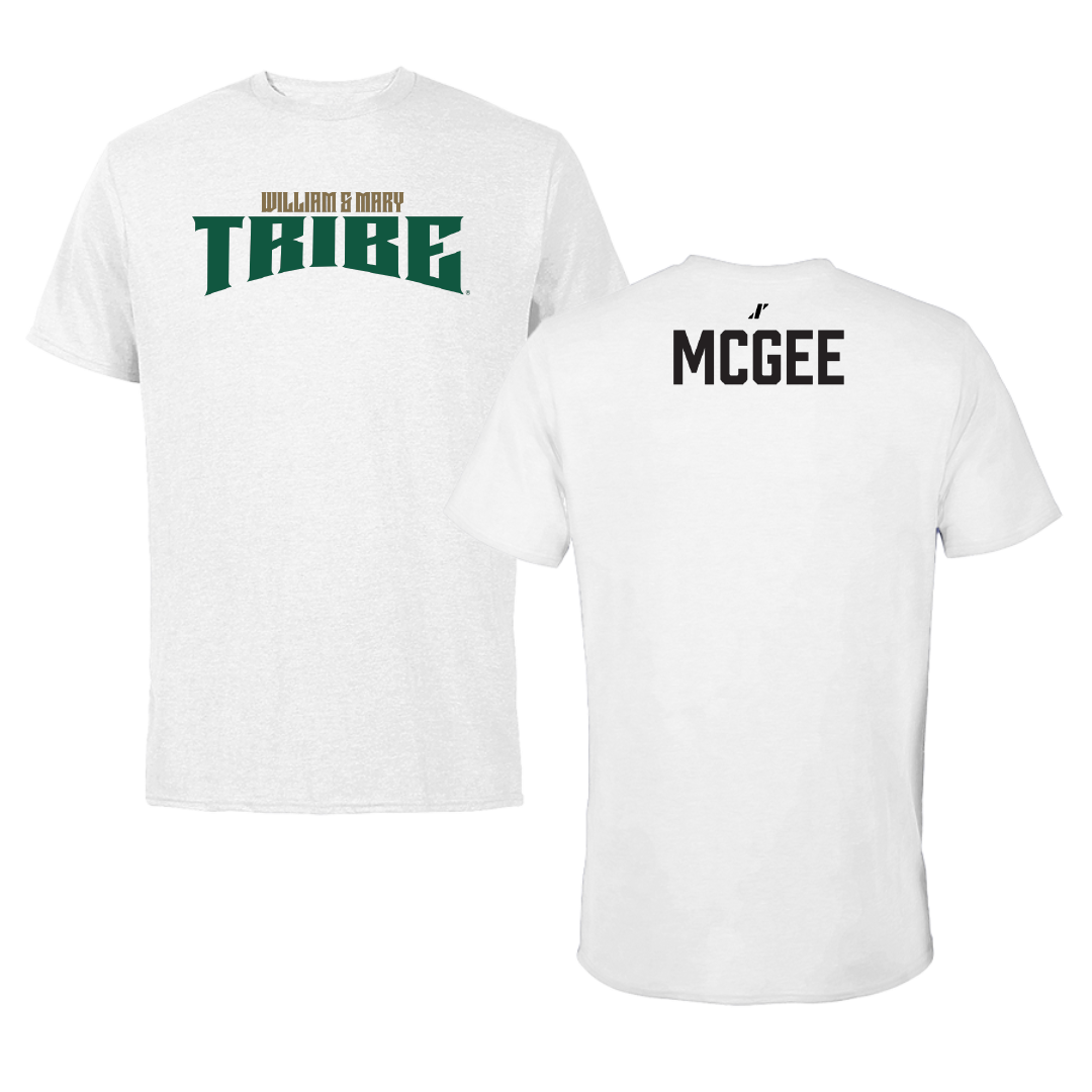 William & Mary TF and XC White Classic Performance Tee - Leighton McGee