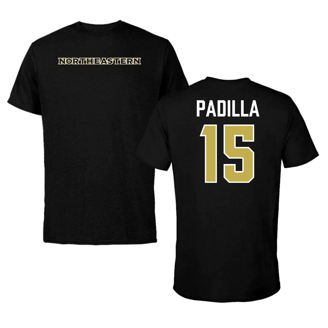 Northeastern Junior College Soccer (W) Black Tee - #15 Anabelle Padilla