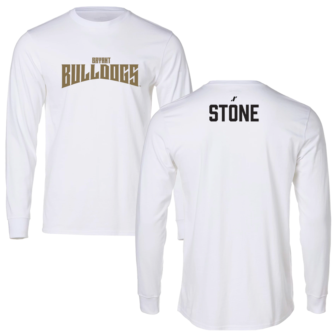 Bryant University Rowing (W) White Classic Long Sleeve - Jayla Stone