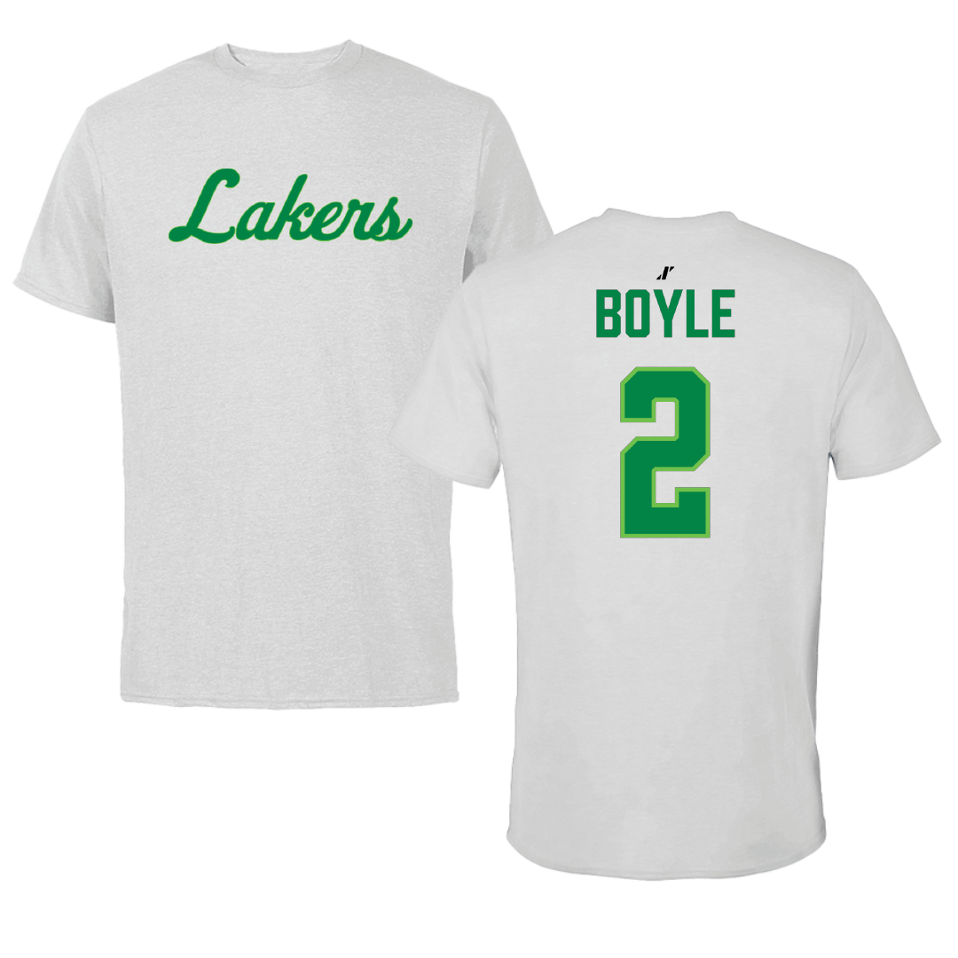 Roosevelt University Basketball Light Gray Tee - #2 Kelly Boyle