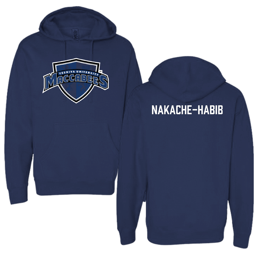 Yeshiva University Fencing Navy Hoodie - Avy Nakache-Habib