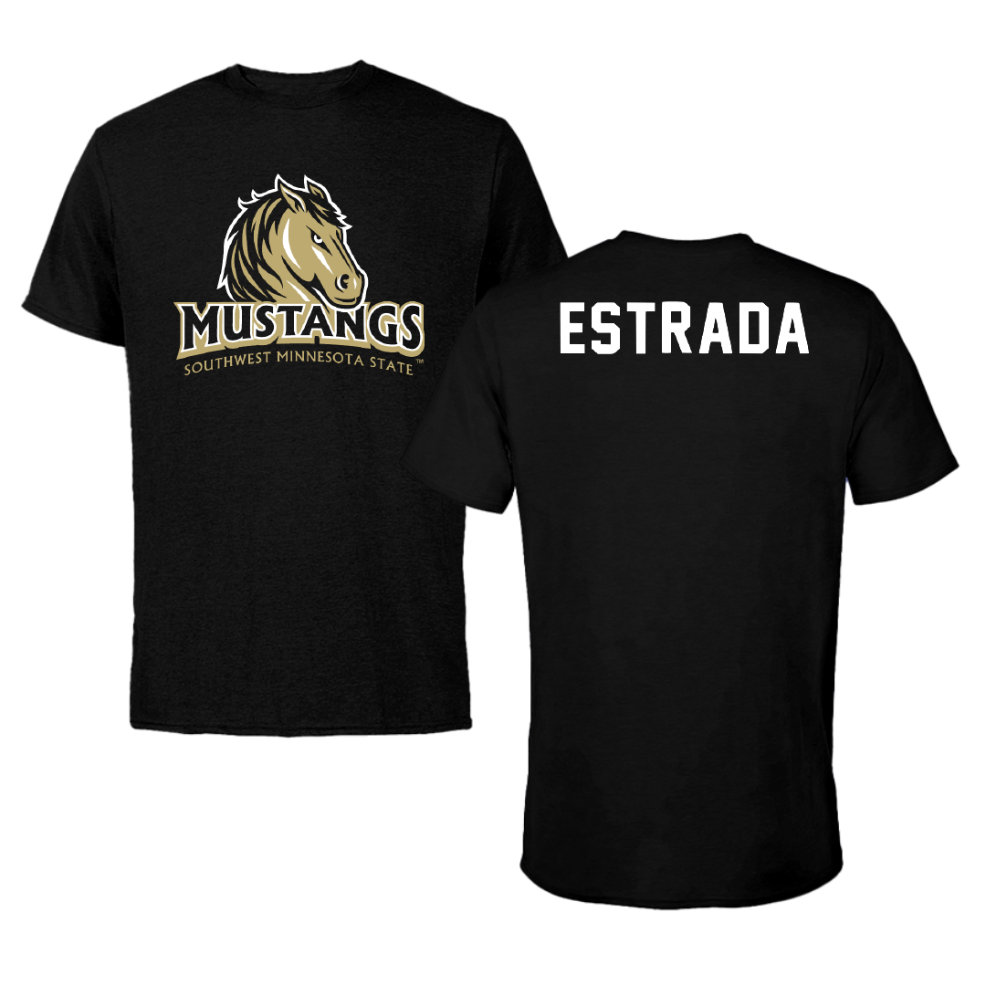Southwest Minnesota State University Football Black Performance Tee - Anthony Estrada
