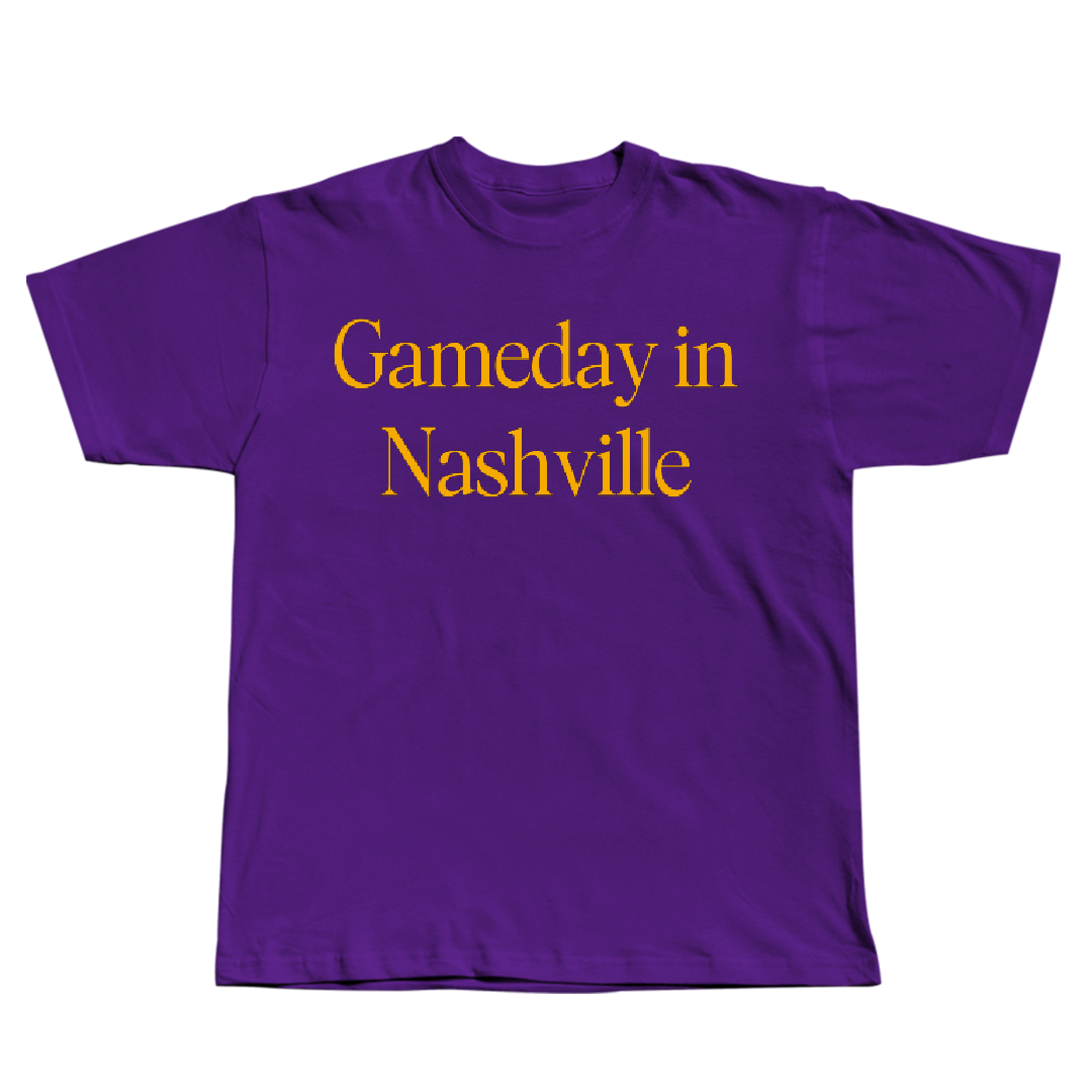 Lipscomb University Baseball Purple Gameday Tee - #28 Adam Switalski