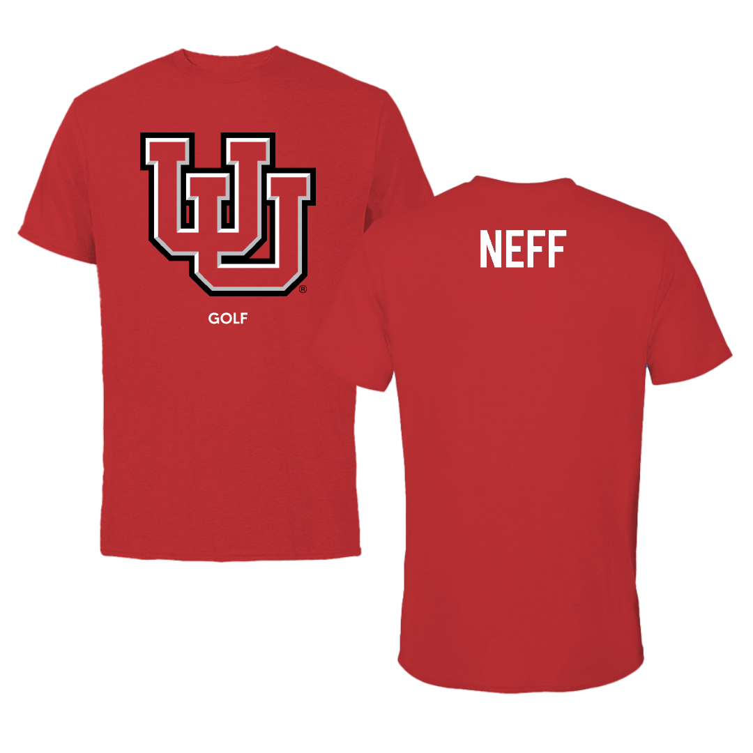 University of Utah Golf (M) Red Tee - Zack Neff