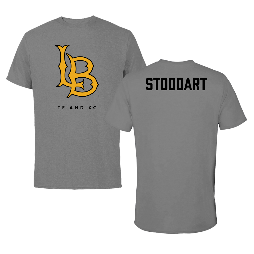 Long Beach State University TF and XC Gray Tee - Grace Stoddart