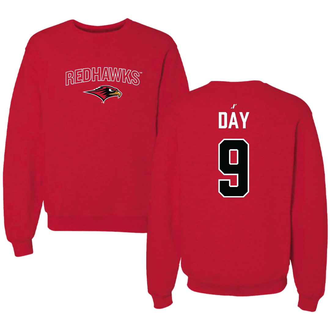 Seattle University Softball Red Crewneck - #9 Ava Day