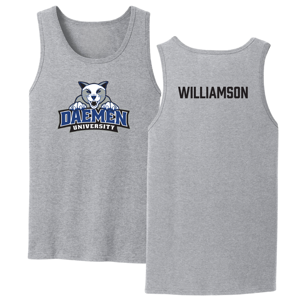 Daemen University Tennis Sport Gray Tank Top - Jayven Williamson