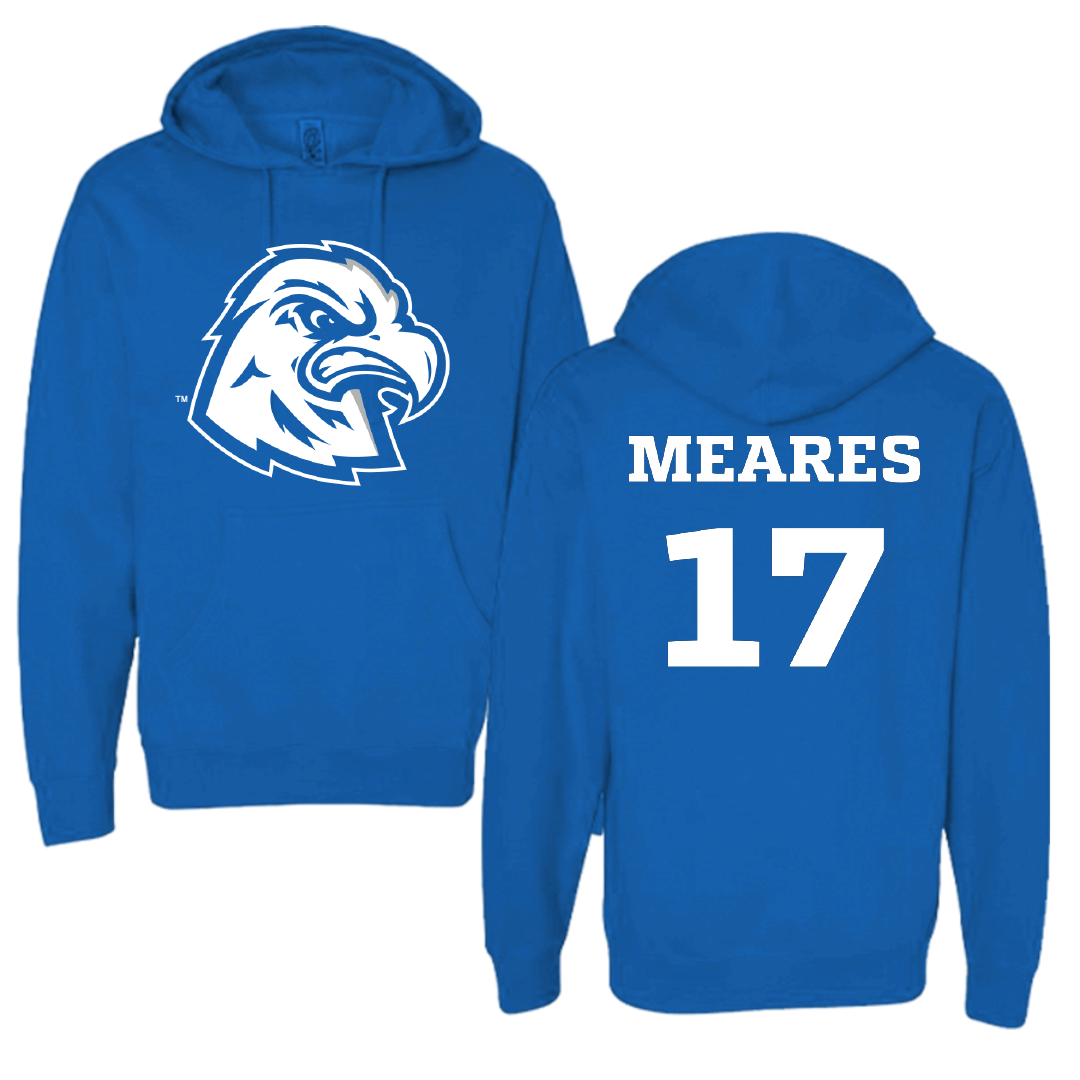 Calhoun Community College Baseball Blue Hoodie - #17 Elijah Meares