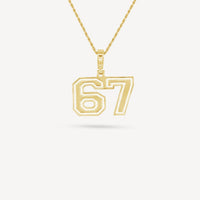 Gold Presidents Pendant and Chain - #67 Ismail Warsame