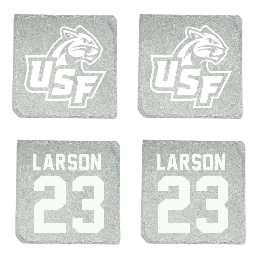 University of Sioux Falls Baseball Stone Coaster (4 Pack)  - #23 Eli Larson